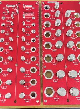 38孔螺丝规蓝色色2合一螺丝测量规公子规2-in-1ThreadCh