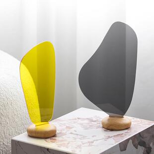 北欧简约艺术船帆摆件客厅酒柜电视柜玄关轻奢现代样板房软装饰品