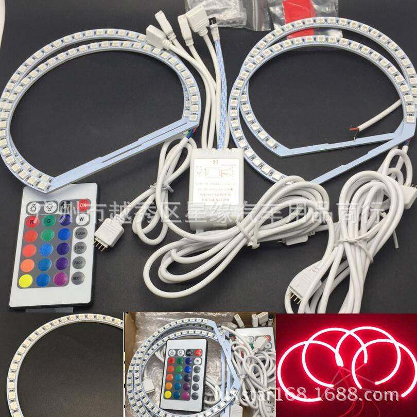 汽车改装led131MM146MM专用天使眼光圈E46E38专用七彩控制器