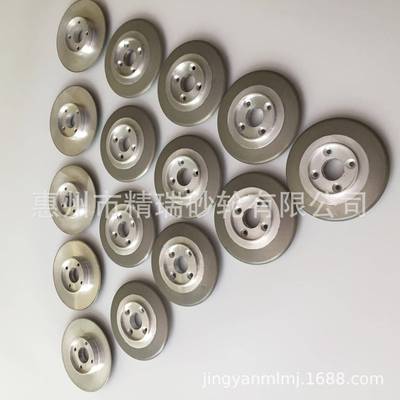 金刚石铝碟，磨钨钢材料电镀喷砂铝基体砂轮，砂粒齐全，砂轮耐磨