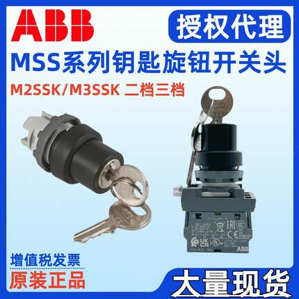 ABB塑料钥匙头M3SSK1-101M3SSK2-101M3SSK3-101M3SSK1-401-20
