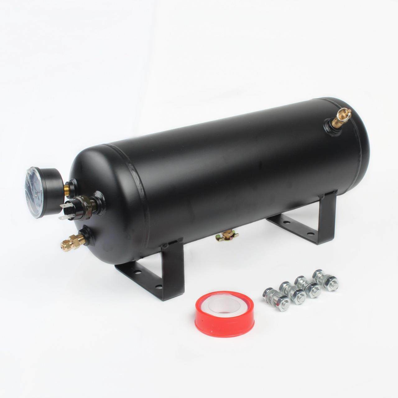 汽车改装储气罐黑色3gal气桶车载充气泵移动储气罐直销