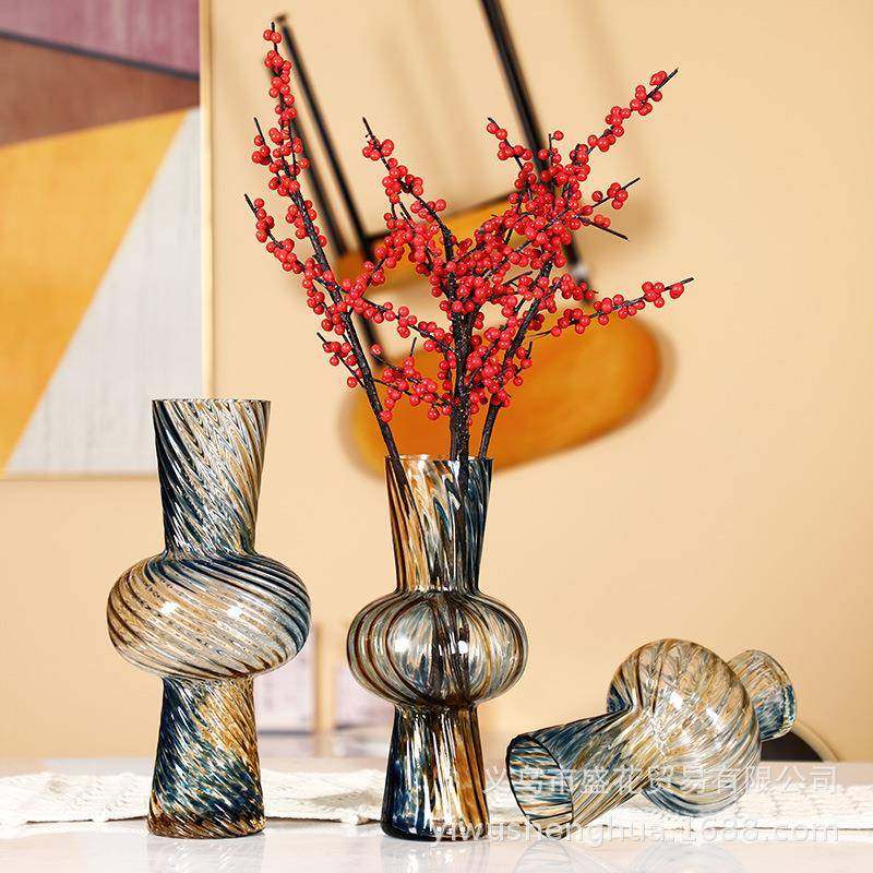 北欧简约创意玻璃花瓶水波纹工艺客厅餐桌鲜花插花瓶家居装饰品,纺织面料/辅料/配套,纺织机械配件,淘宝优惠券,粉丝福利购,淘宝优惠卷