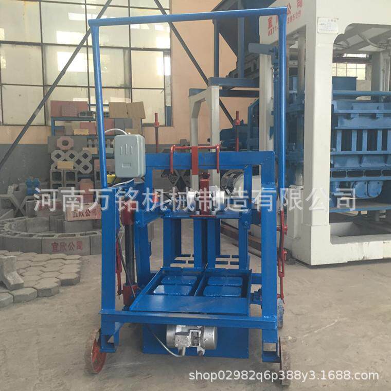 新款单相电行走式水泥砖机水泥砌块机基础砖水泥砖头压顶灰砂砖机