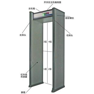 TC-100S四区位安检门酒吧ktv会所金属探测门安全检查门厂家