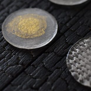 琉璃茶具鎏金茶杯垫 茶盏杯托水晶磨砂冰玻璃茶托 防烫隔热垫茶道