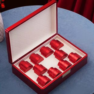 复古高档竹盒陶瓷罐茶叶包装盒空礼盒红茶绿茶包装盒子礼盒装空盒