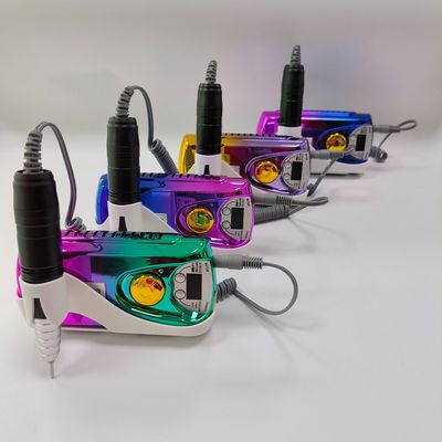 炫彩渐变EN101充电电动美甲打磨机去死皮抛光指甲工具套装便携式