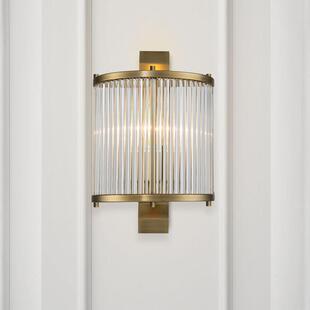 后现代轻奢玻璃壁灯室内厨房餐厅灯门廊过道浴室北欧简约全铜壁灯