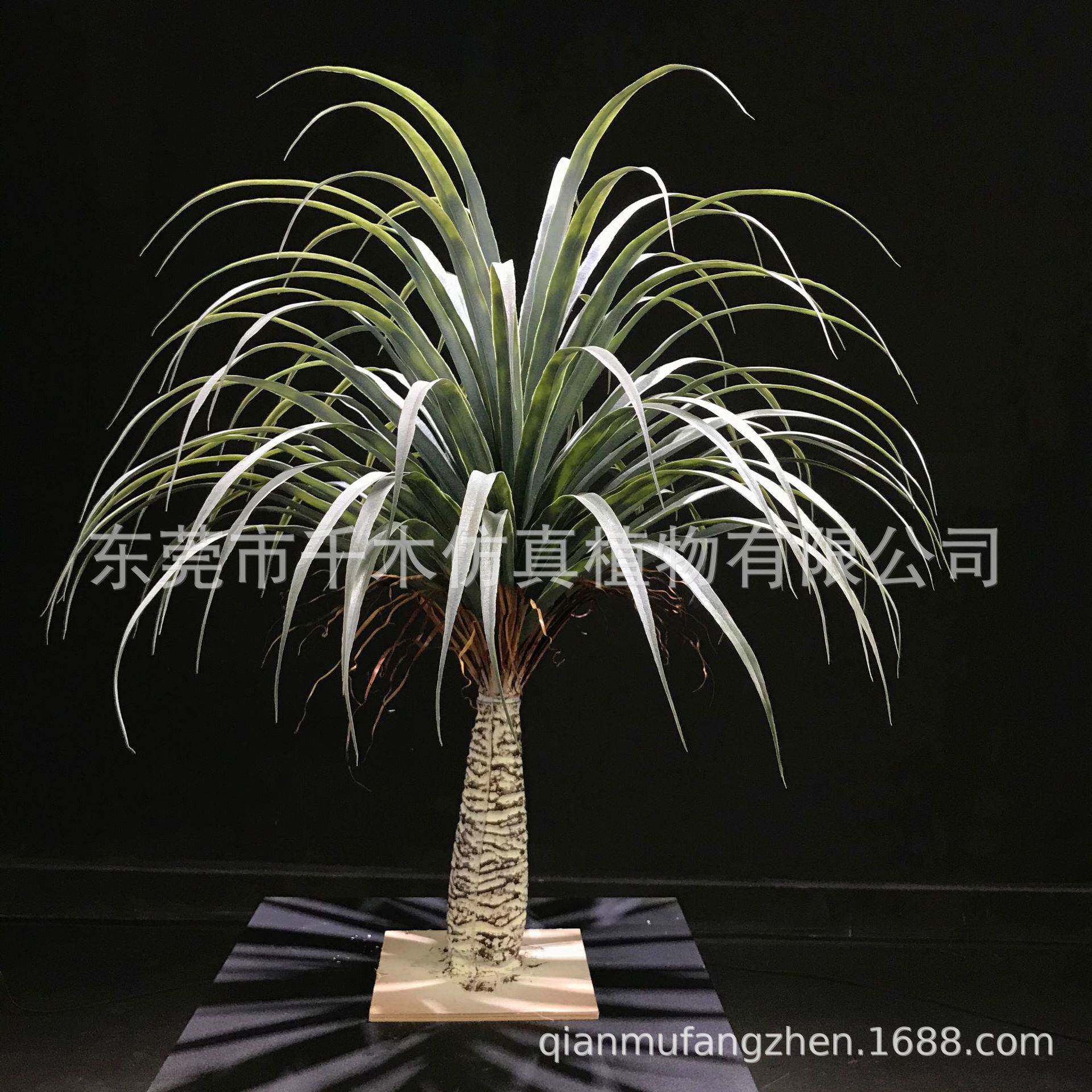 商业空间装饰酒瓶兰假树落地室内外摆仿真大型绿植丝兰树橱窗造景