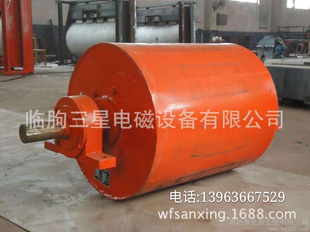 选矿专用磁滚筒厂家供应油冷电磁除铁器电磁干式高强磁磁滚筒