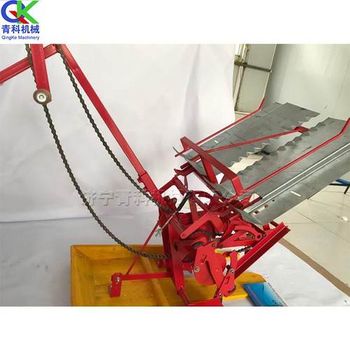 小型后退农用手动水稻插秧机山区梯田种水稻机稻苗机械式种植机