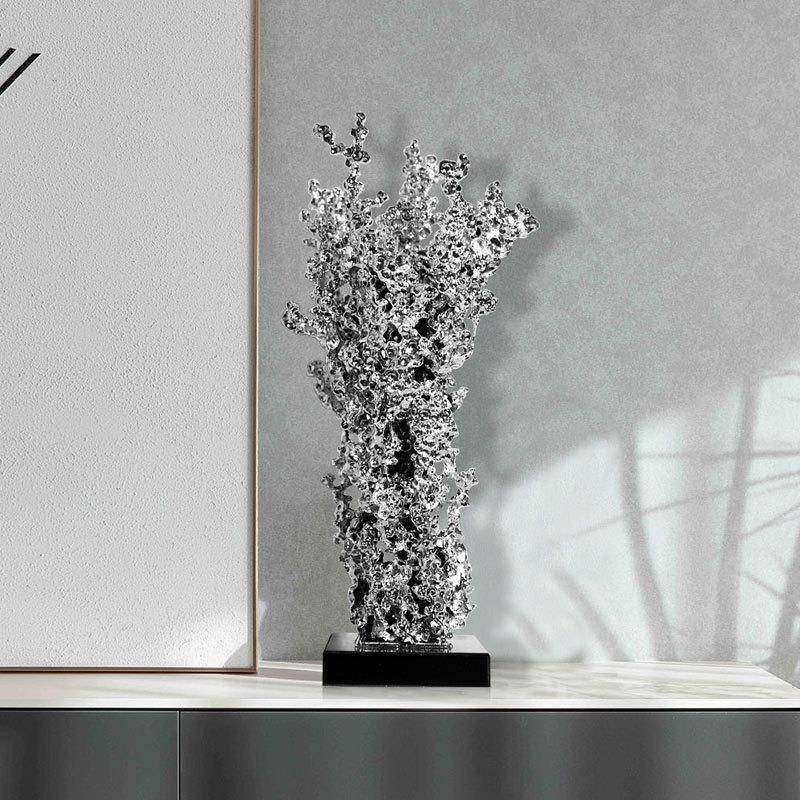 现代简约轻奢金银树艺术摆件招财客厅玄关电视柜家居装饰品工艺品,节庆用品/礼品,新娘配件,淘宝优惠券,粉丝福利购,淘宝优惠卷