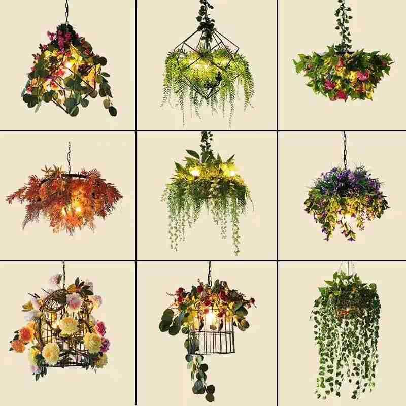 餐饮门店服装店花艺店吊灯植物灯胡桃里音乐餐厅灯装饰灯Led灯具