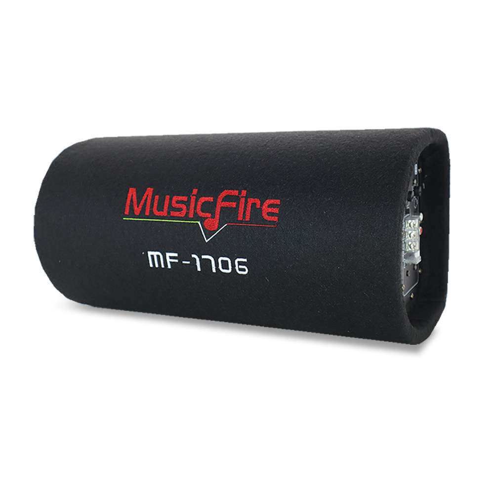 汽车6寸8寸10寸汽车音响改装12V扬声器有源低音炮圆形隧道炮1706