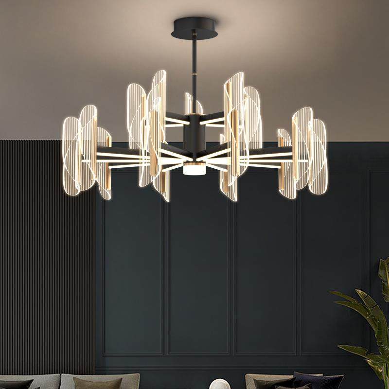 现代简约吊灯轻奢大气创意个性餐厅灯卧室灯2021年新款led客厅灯