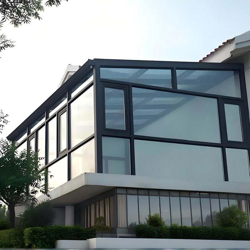 别墅自建房户外庭院阳台顶楼阳光房花园铝合金玻璃遮阳房隔音隔热