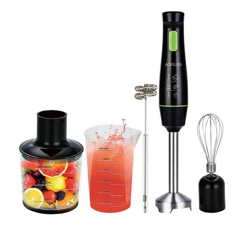 欧规家用电动手持式搅拌机单支棒榨汁打蛋搅拌5合1料理棒