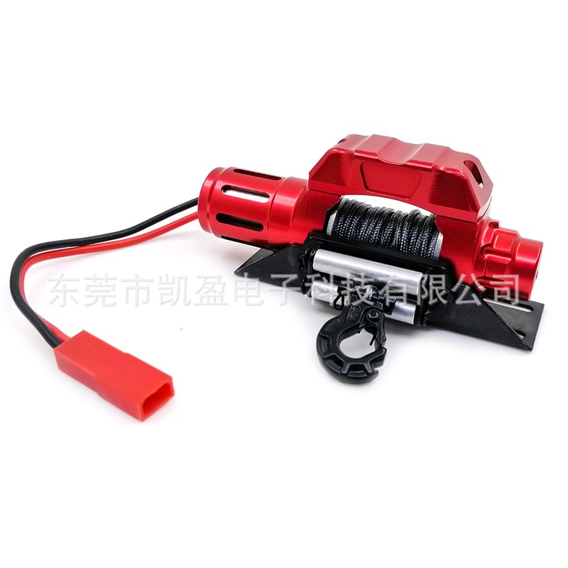 1/10仿真模型车攀爬车电动绞盘金属绞盘机装饰 trx4 scx10