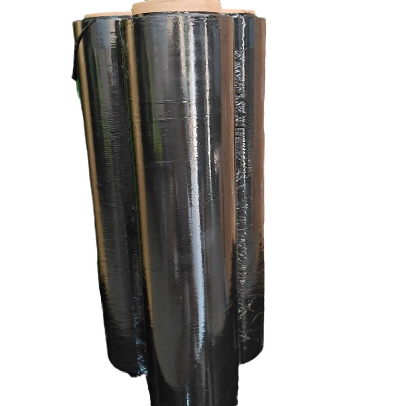 45cm大卷黑色塑料PE拉伸防水打包膜工业保护 拉伸缠绕膜