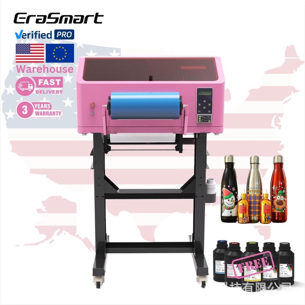 A3水晶标UVDTF打印机金属玻璃AB膜亚克力贴纸印刷机