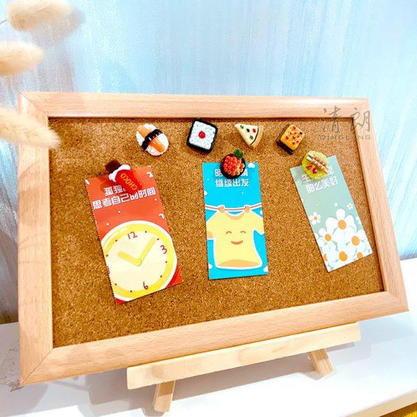 桌面软木照片板照片墙台式留言版简约实木办公室工作台装饰创意提,文具电教/文化用品/商务用品,软木板/照片板/毛毡板,淘宝优惠券,粉丝福利购,淘宝优惠卷