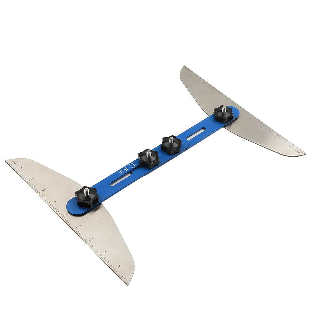 新款家用楼梯尺伸缩尺多功能折叠尺家居工具尺Stair Tread Gauge