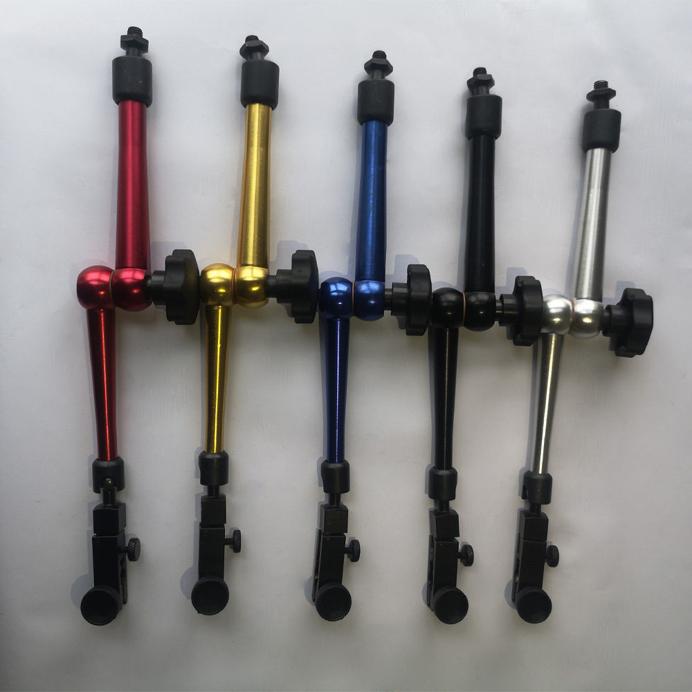 工厂批发磁性表座杆万向微调磁力表架万向支架杆千分表万向支撑杆