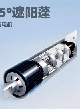 LM45RM027G-50N/12R45遮阳蓬专用手电一体管状电机可配手摇机