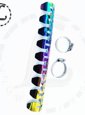 KLX250XR250XR400TTR250DRZ400排气保护罩隔热片防热片4冲