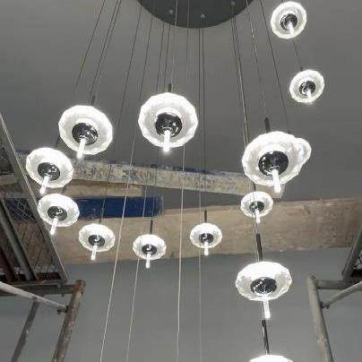 星雨别墅复式楼梯长吊灯loft轻奢水晶灯大客厅灯简约床头吊灯,工业油品/胶粘/化学/实验室用品,其他实验室设备,淘宝优惠券,粉丝福利购,淘宝优惠卷