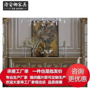 意大利维罗纳系列电视柜欧式实木雕花电视桌客厅地柜储物柜