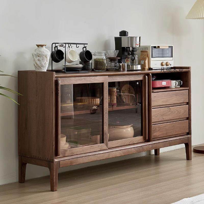 北美黑胡桃木餐边柜客厅储物茶水柜北欧实木樱桃木现代简约靠墙柜,工业油品/胶粘/化学/实验室用品,其他实验室设备,淘宝优惠券,粉丝福利购,淘宝优惠卷