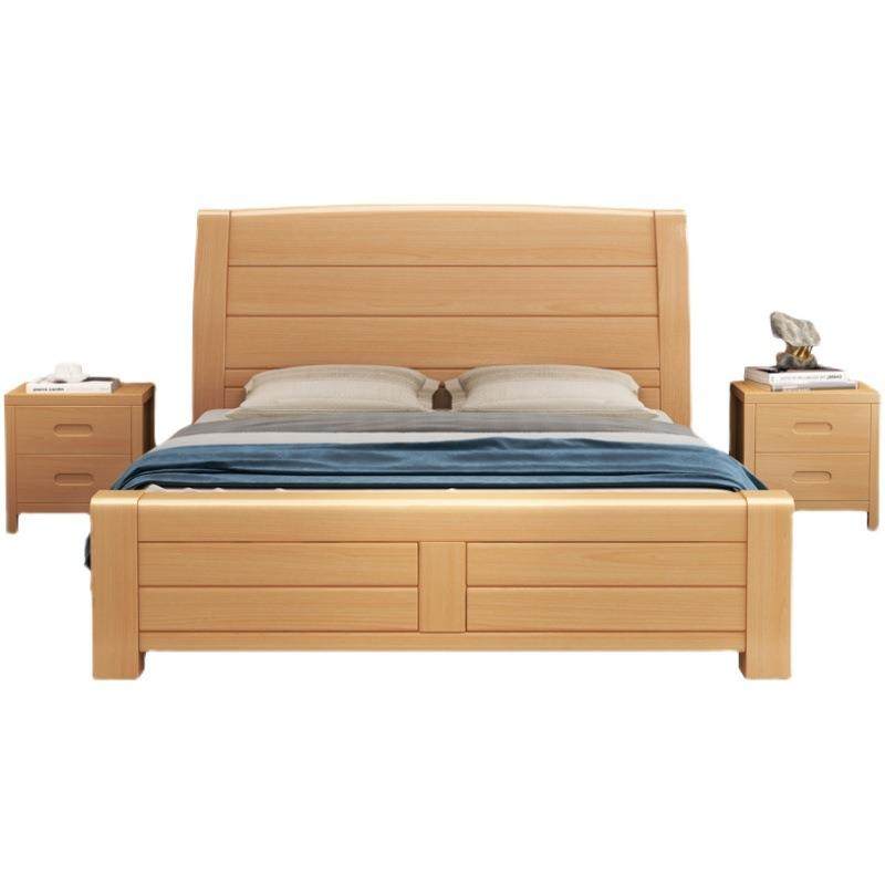 榉木实木床现代简约双人床1.8米1.5主卧室高箱床1米2童床直销,鲜花速递/花卉仿真/绿植园艺,割草机/草坪机,淘宝优惠券,粉丝福利购,淘宝优惠卷