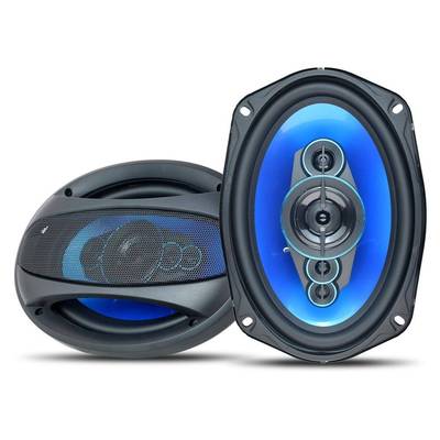 新款6x9寸6970蓝色盘汽车改装同轴喇叭车载音响全音喇叭
