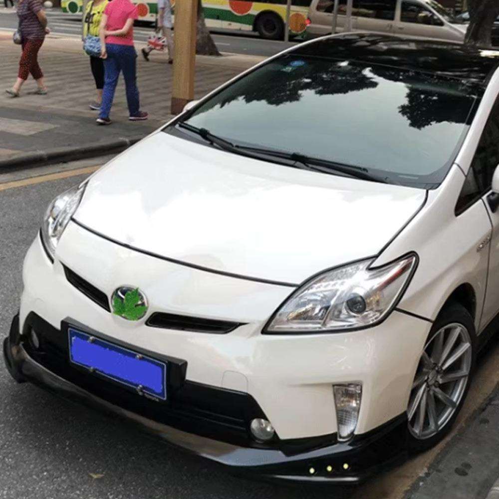 适用于08-14款普锐斯改装小包围前唇侧裙后唇带灯日版Prius30系