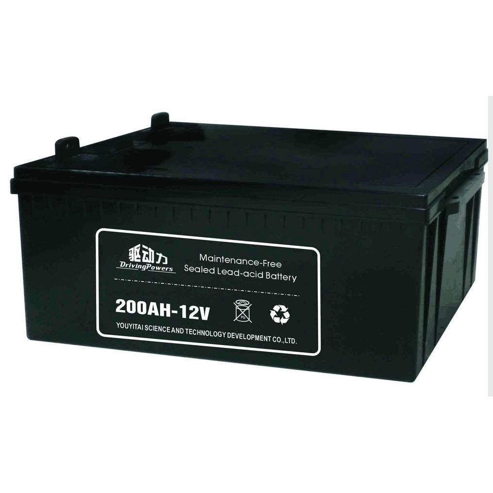 宇泰蓄电池6FM-200AH12V200AH蓄电池太阳能储能系统草坪灯电池