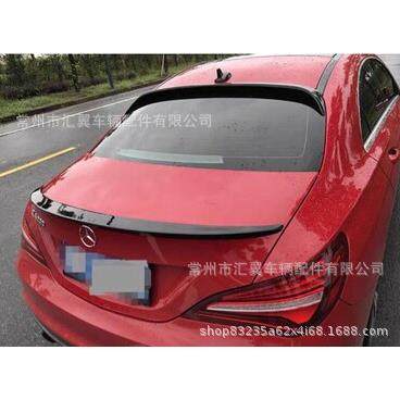 适用于13-19款奔驰CLA200220260W117改装AMG尾翼免打孔扰流顶翼