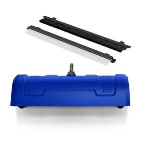 高压清洗机不锈钢洗地喷头16.5英寸家用洗地器1 4快速接头路面清