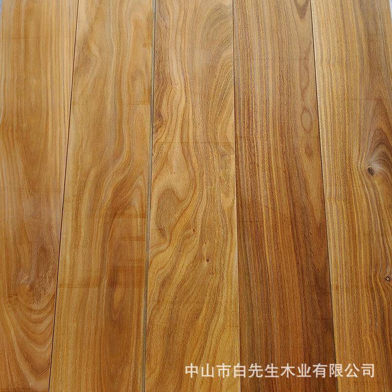 南美玉檀香绿檀维腊木免油漆素板原木地板中山实木地板