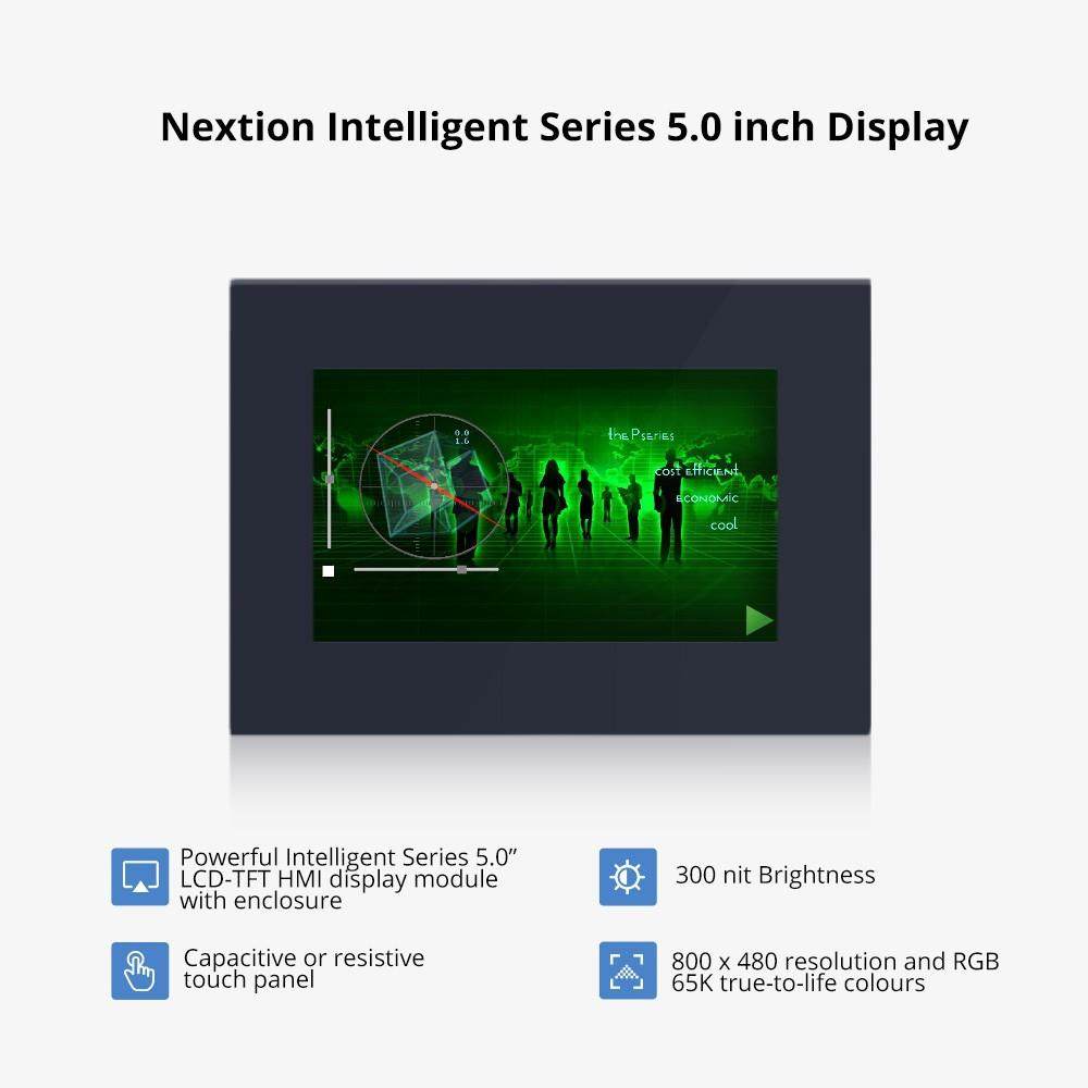 NextionNX8048P050-011R-Y/NX8048P050-011C-Y5寸带外壳HMI屏幕