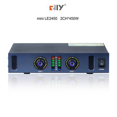 1U双通道数字功放机450W家用会议功放婚庆mini-LE2450数字功放