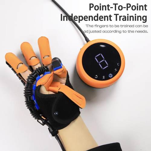 手部功能训练仪康复机器人手套脉冲理疗热敷按摩分指镜像训练