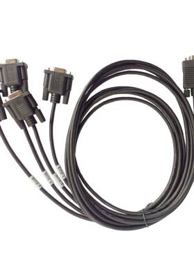 BK-DB9-1-4复合通信线连接线HMI触摸屏通信线一个串口转四个串口