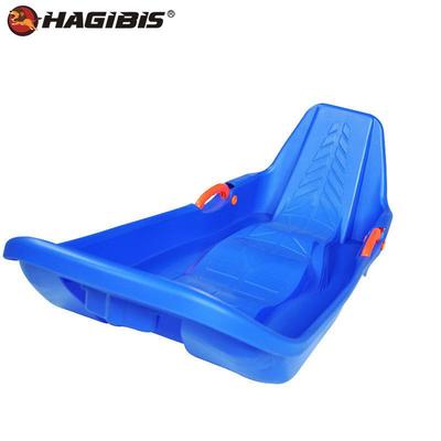 hagibis加厚加大滑雪板亲子双人三人滑草板弹性靠背滑沙板雪橇爬