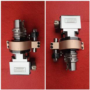 角度头侧铣头加工中心角度头龙门侧铣头90度直角铣头HSK63A-ER25