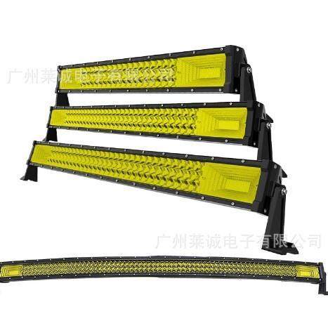 直销汽车3排LED长条灯越野车灯双排混合光前杠灯汽车灯黄光,机械设备,其他机械设备,淘宝优惠券,粉丝福利购,淘宝优惠卷