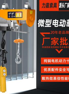 微型电动葫芦220V小型起重机吊机升降机200kg400kg卷扬机钢丝绳