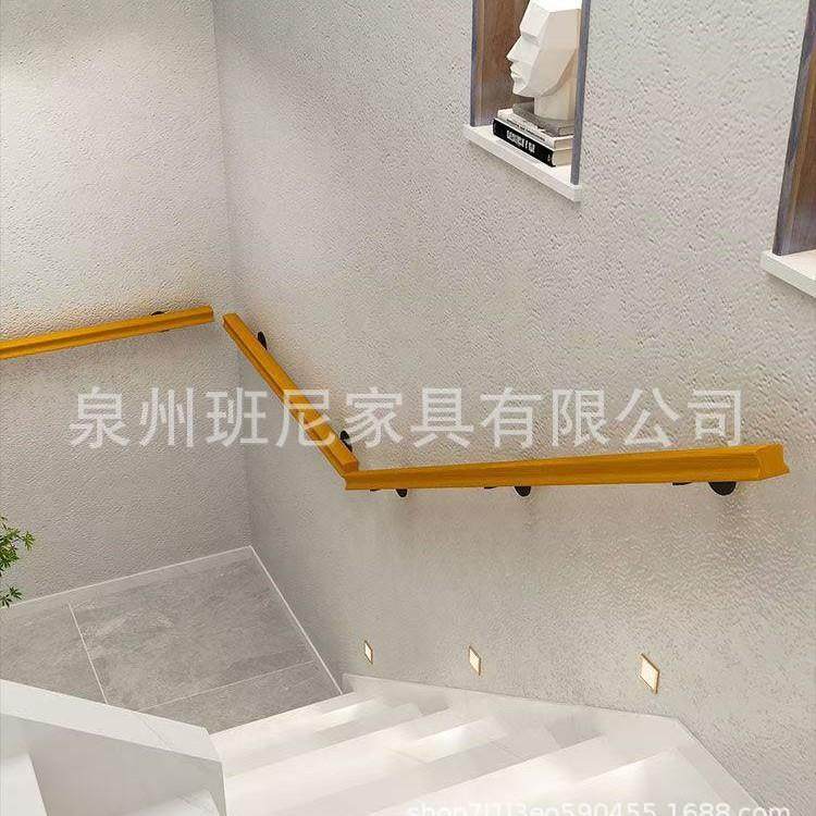 欧式靠墙实木楼梯扶手家用通道走廊扶手护栏老人防滑拉手扶手台阶,纺织面料/辅料/配套,纺织机械配件,淘宝优惠券,粉丝福利购,淘宝优惠卷