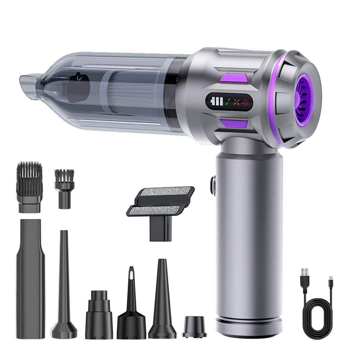 车载吸尘器无线手持大功率吹吸一体小型家用充电便携吹尘器